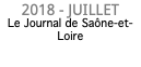 2018 - Juillet Le Journal de Saône-et-Loire